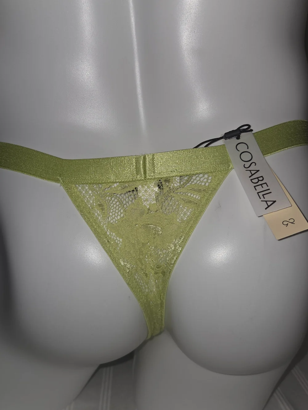 Cosabella Chakra Green Italian Thong